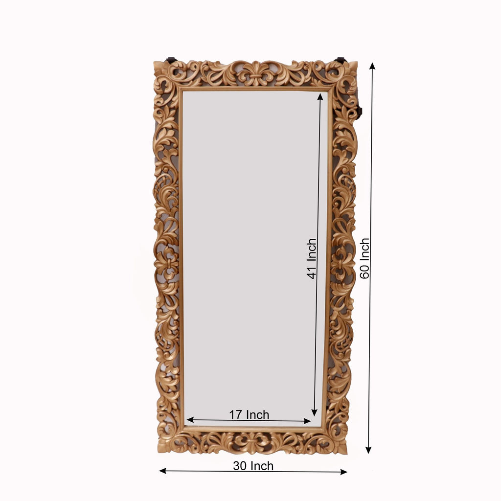 Jora Carved Wall Mirror — view 6