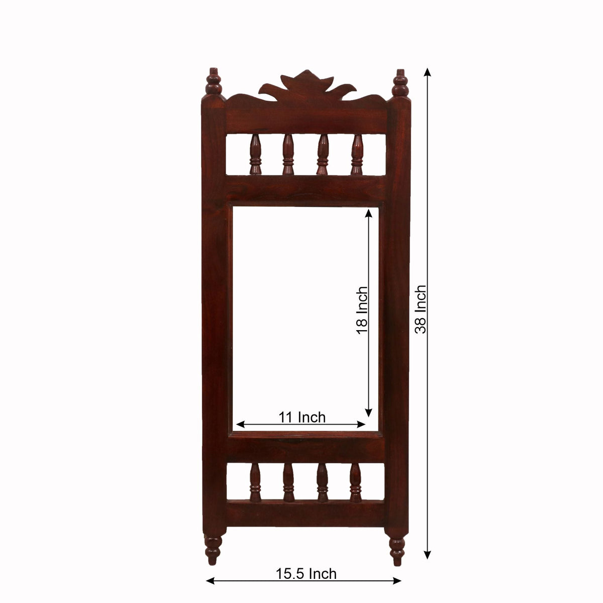 Haven Solid Wood Wall Mirror — view 4