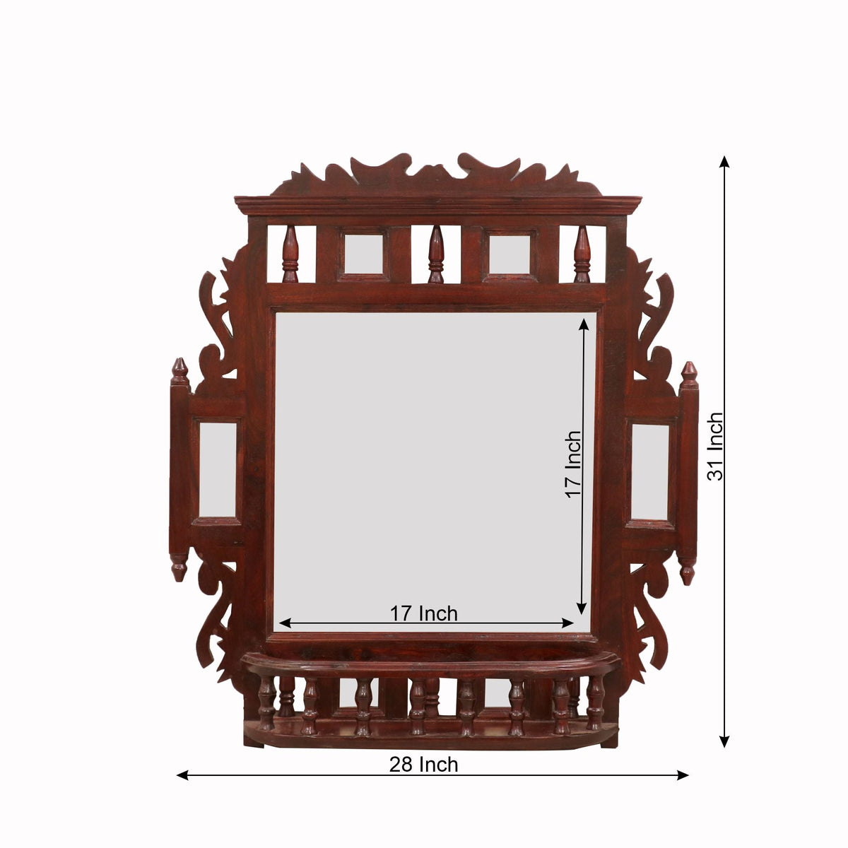 Harlow Solid Wood Wall Mirror — view 4