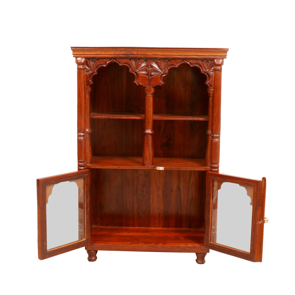 Vesper Glass Panel Storage Cabinet — view 3