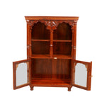 Vesper Glass Panel Storage Cabinet — view 3