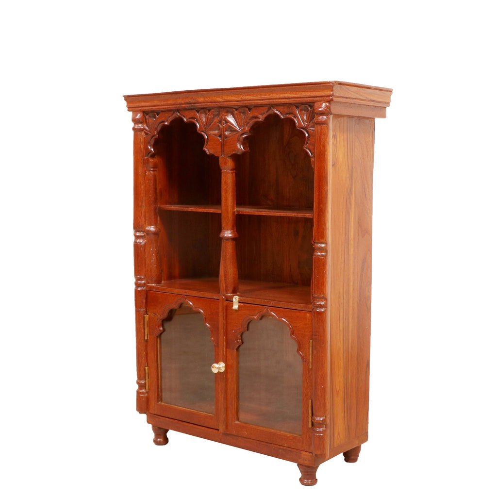 Vesper Glass Panel Storage Cabinet — view 1