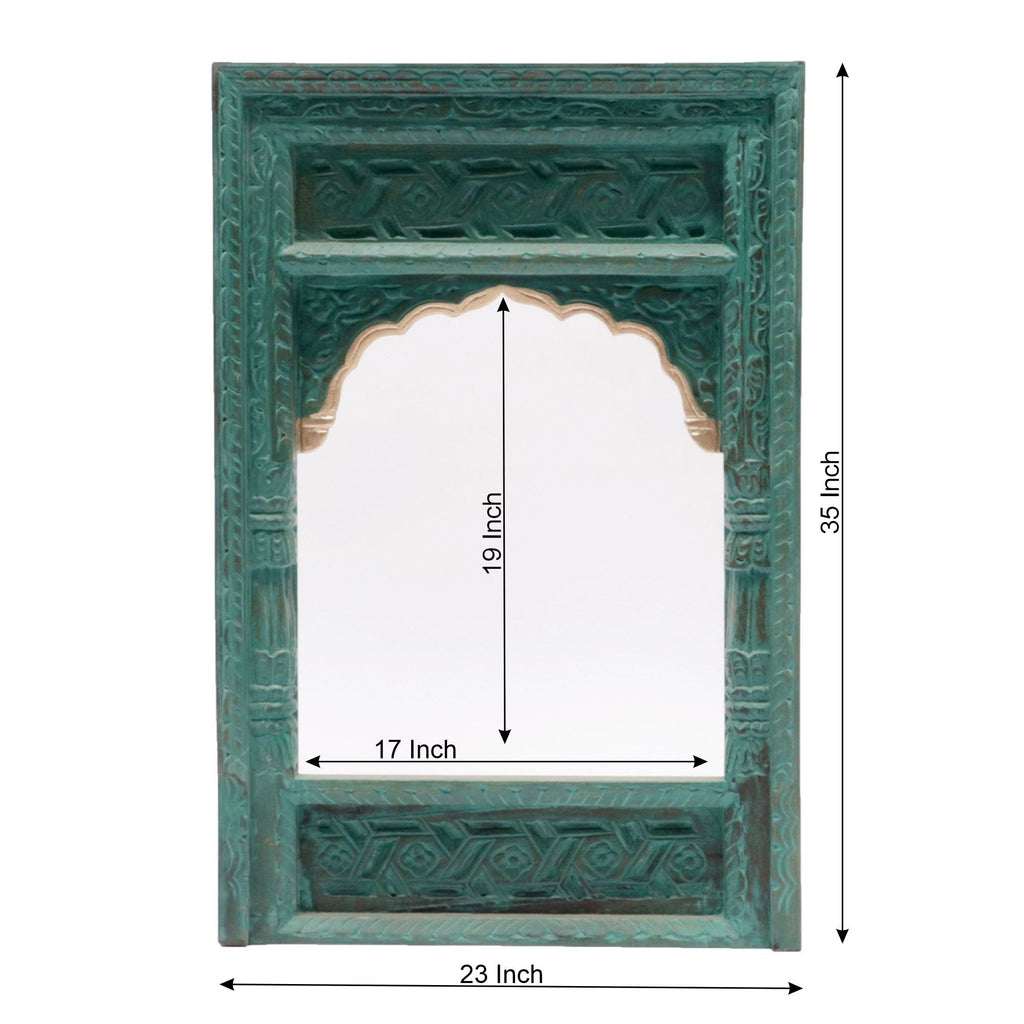 Evelina Carved Wall Mirror — view 4