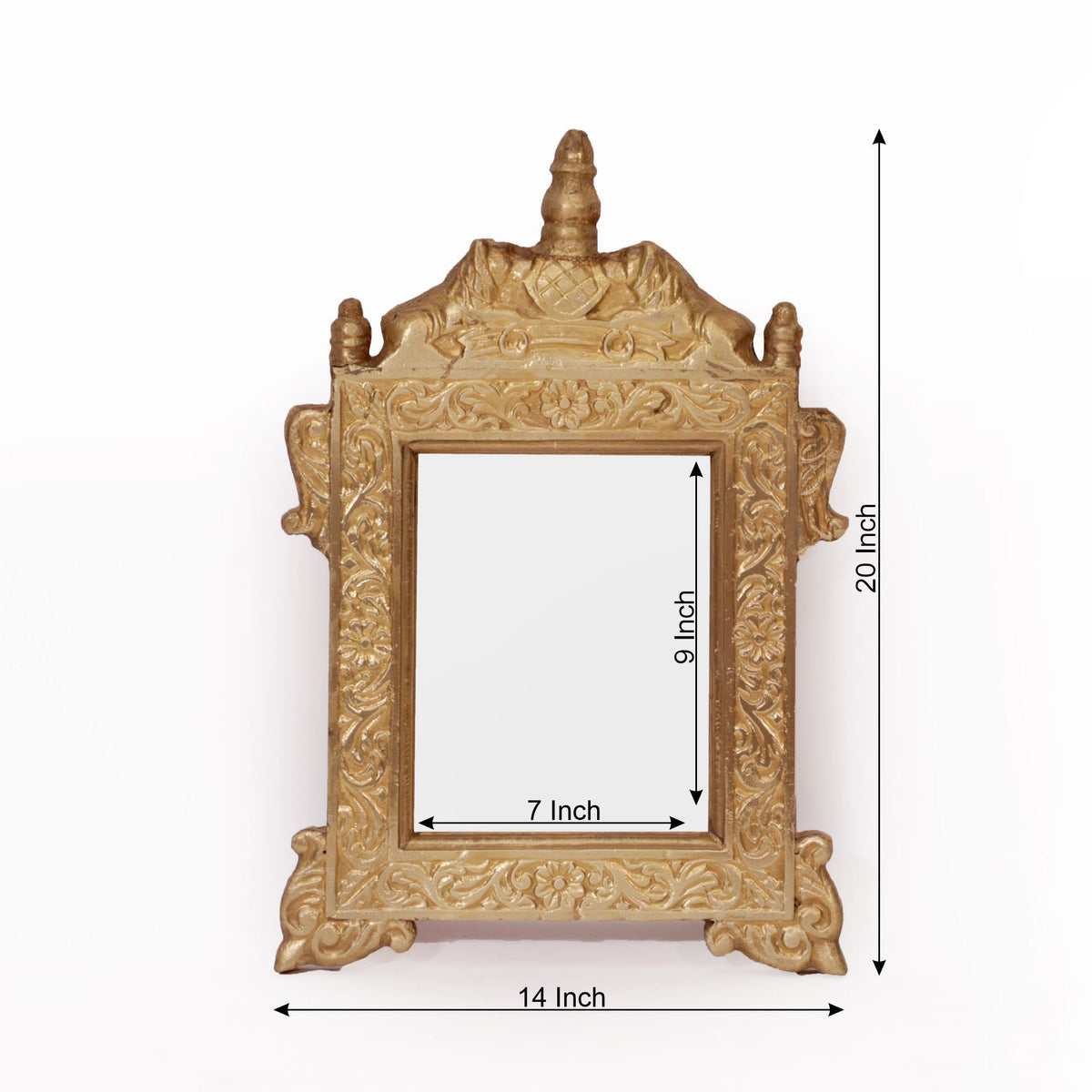Elina Solid Wood Wall Mirror — view 8