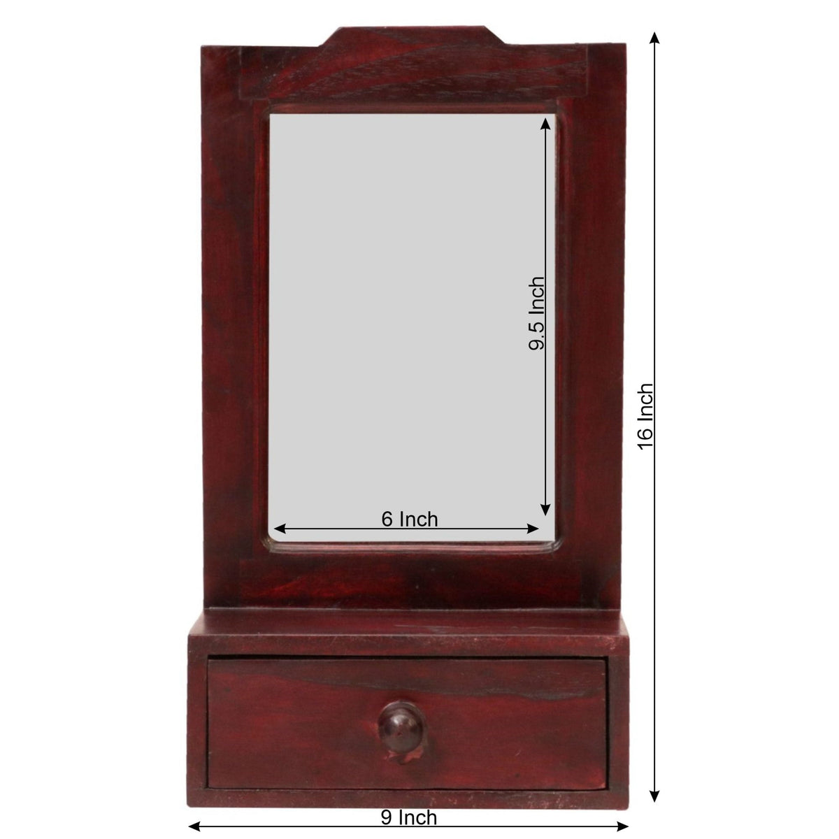 Davina Solid Wood Wall Mirror — view 6
