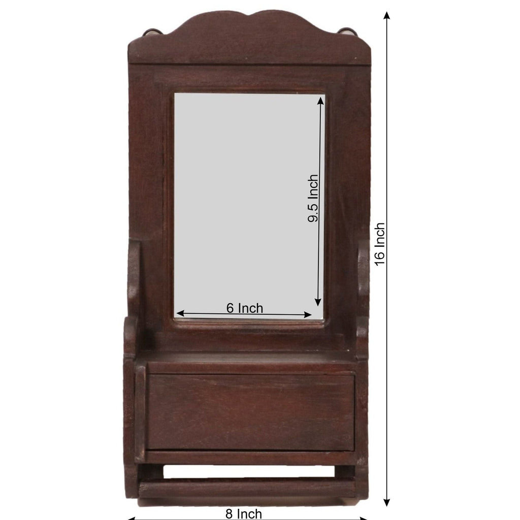 Darla Solid Wood Wall Mirror — view 5