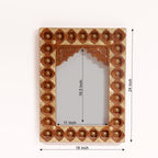 Alma Solid Wood Wall Mirror — view 4