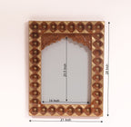 Alina Solid Wood Wall Mirror — view 4