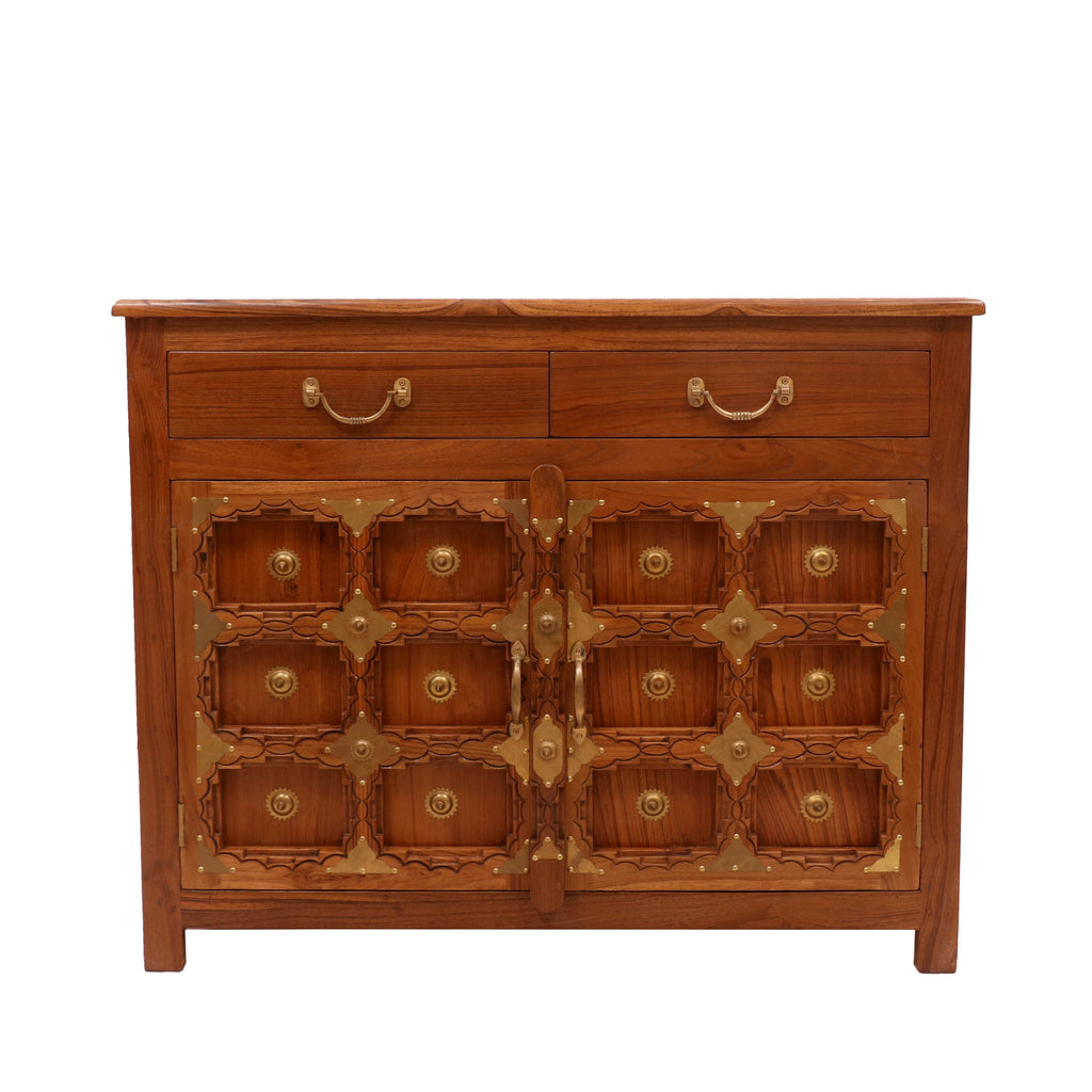 Odessa Carved Storage Cabinet — view 2