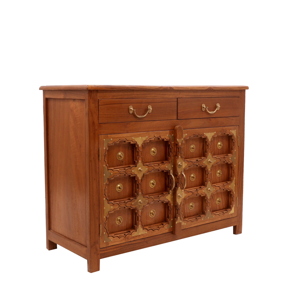 Odessa Carved Storage Cabinet — view 3