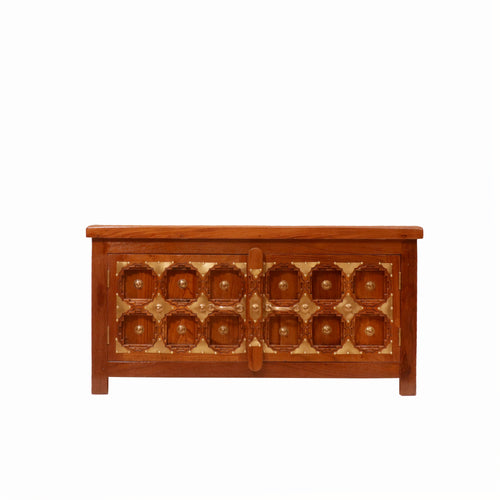 Adelia Carved Storage Cabinet — view 2