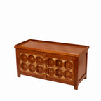 Adelia Carved Storage Cabinet — view 1