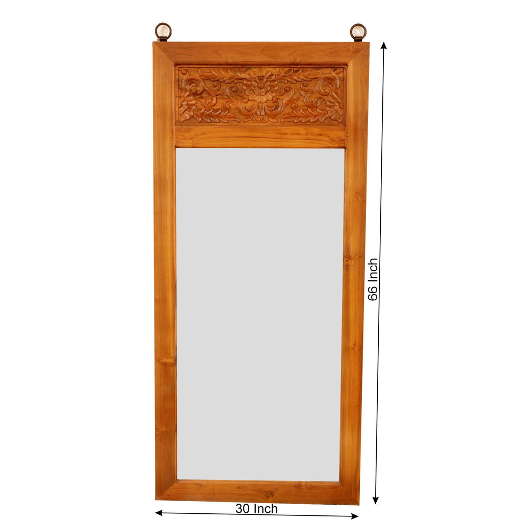 Bronte Carved Wall Mirror — view 3