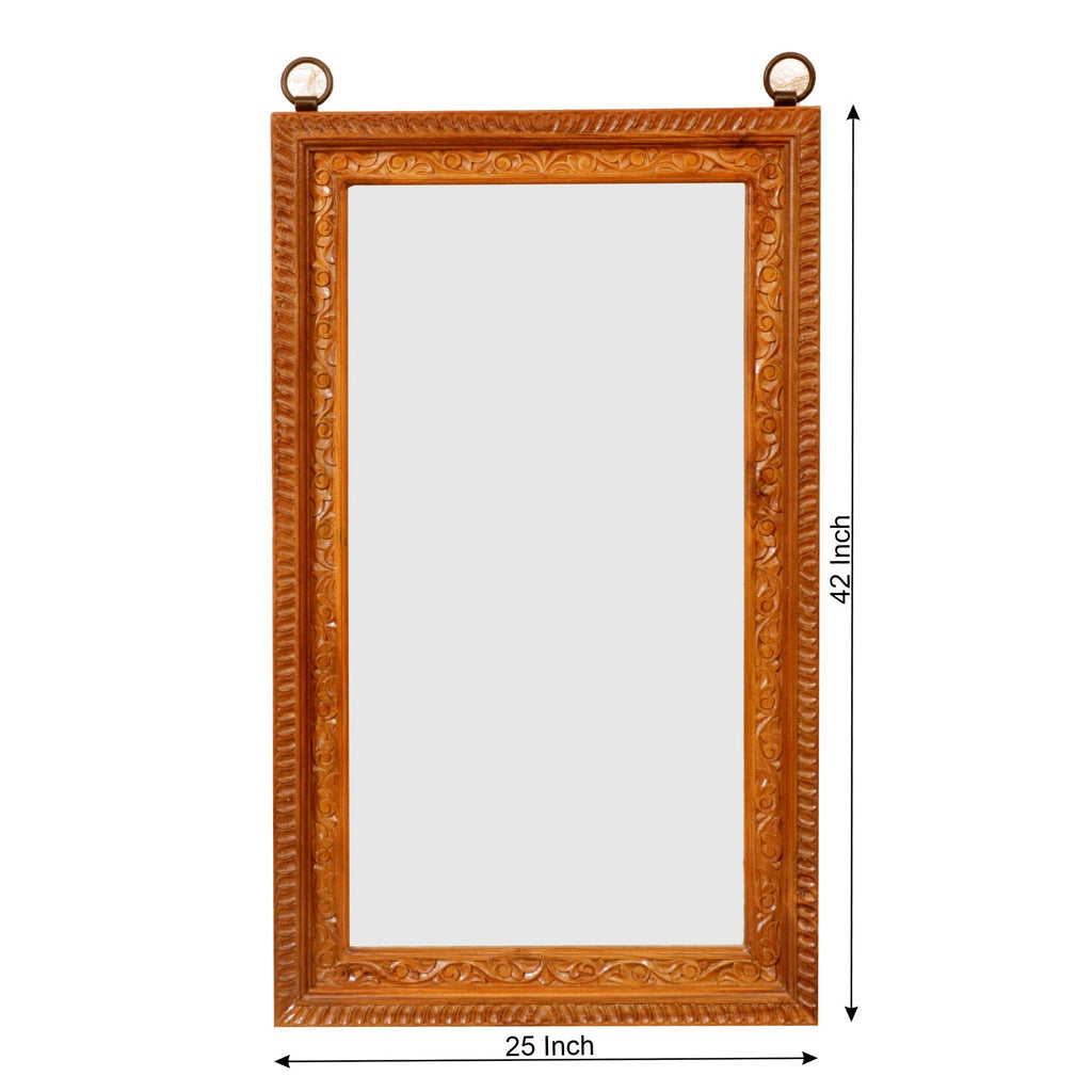 Bianca Leaf Wall Mirror — view 2