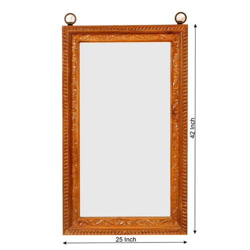Bianca Leaf Wall Mirror — view 2