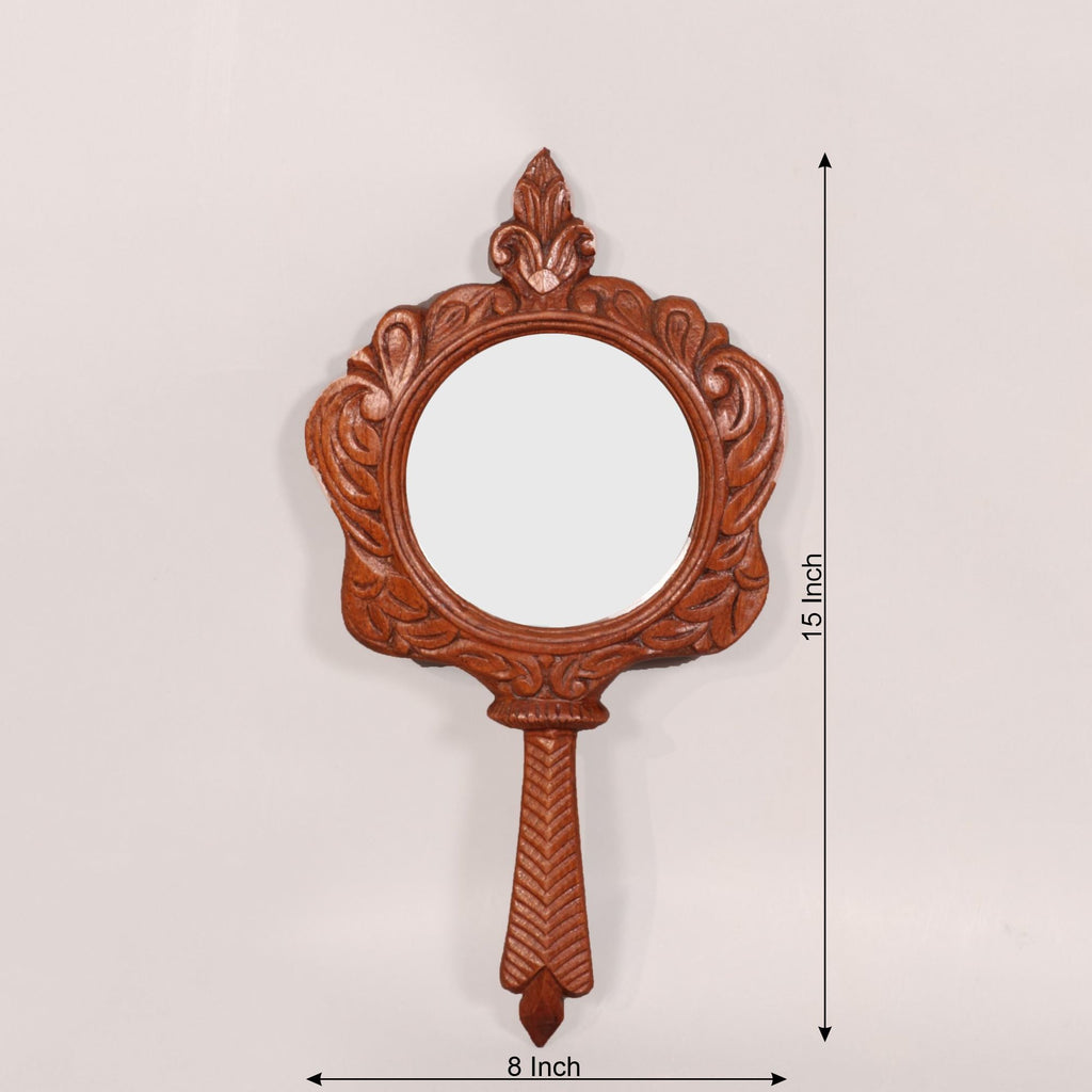 Athena Solid Wood Wall Mirror — view 4