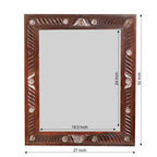 Aster Distressed White Wall Mirror — view 3