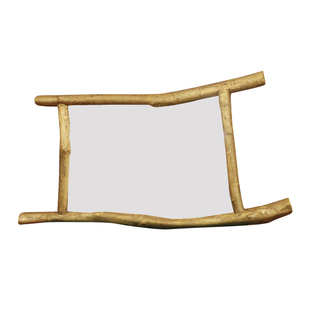 Phoebe Solid Wood Wall Mirror — view 1