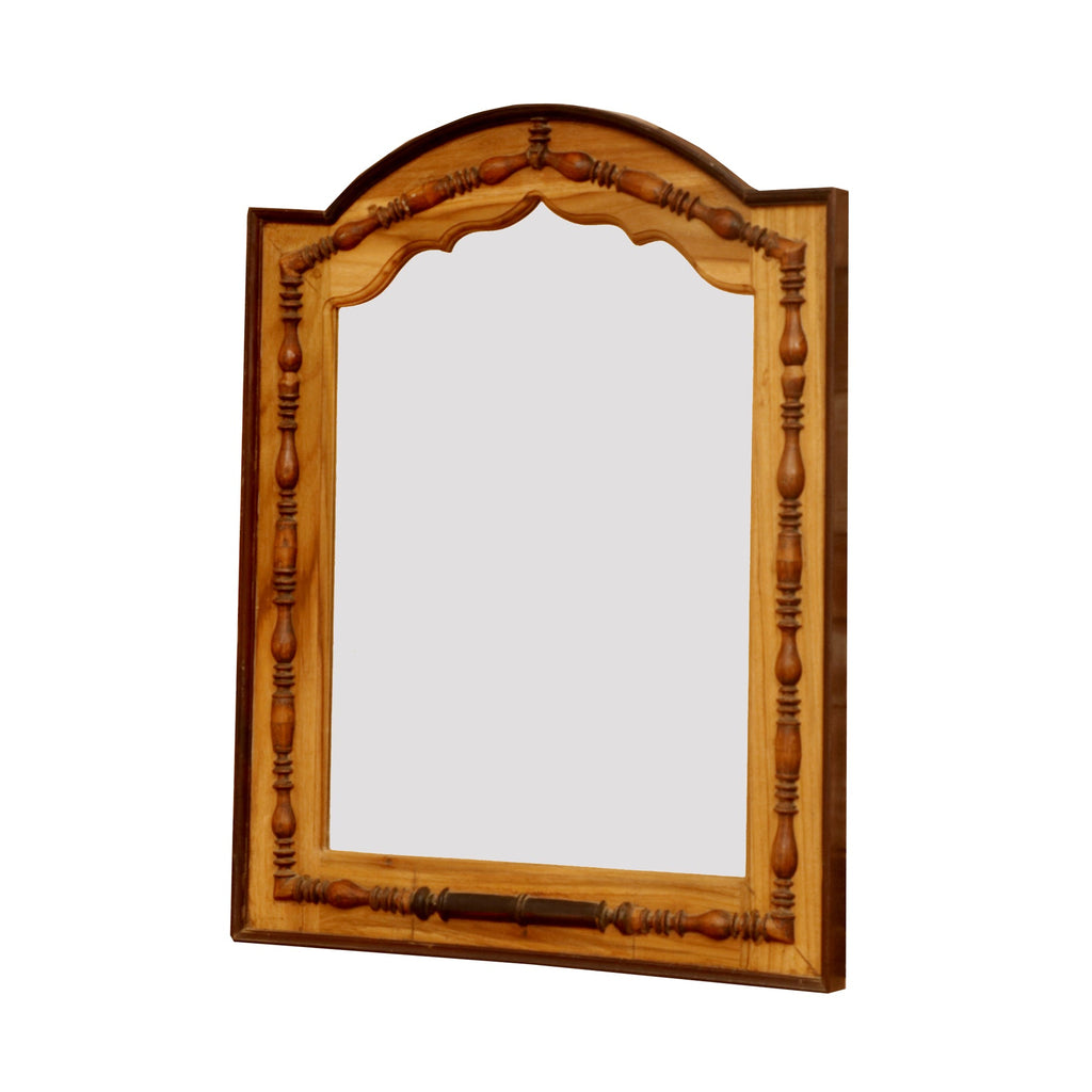 Rosalie Solid Wood Wall Mirror — view 1