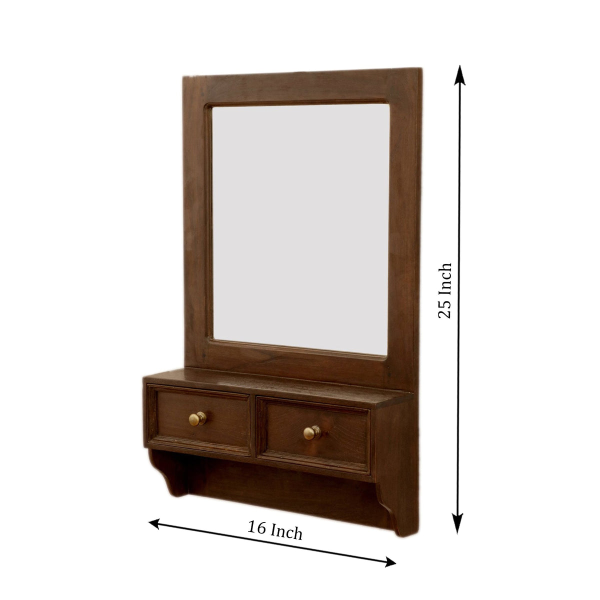 Riona Solid Wood Wall Mirror — view 4