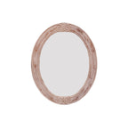 Mila Oval Rustic Wall Mirror — view 2