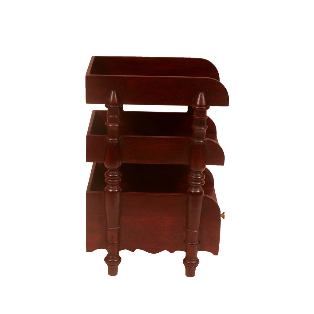 Dalia Carved Storage Rack — view 5