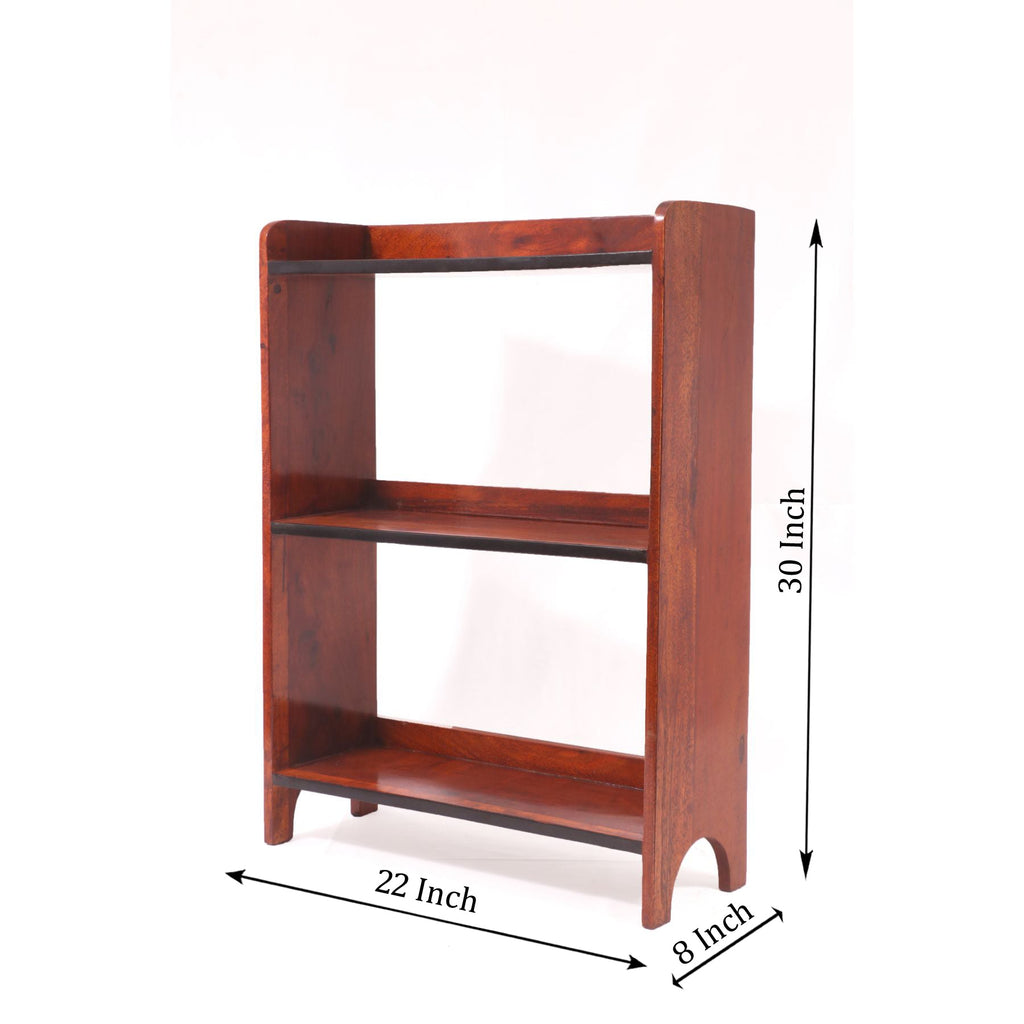 Faye Solid Wood Storage Rack — view 3
