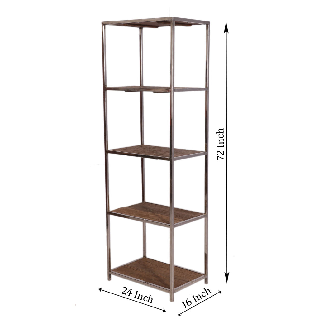 Elodie Solid Wood Storage Rack — view 2