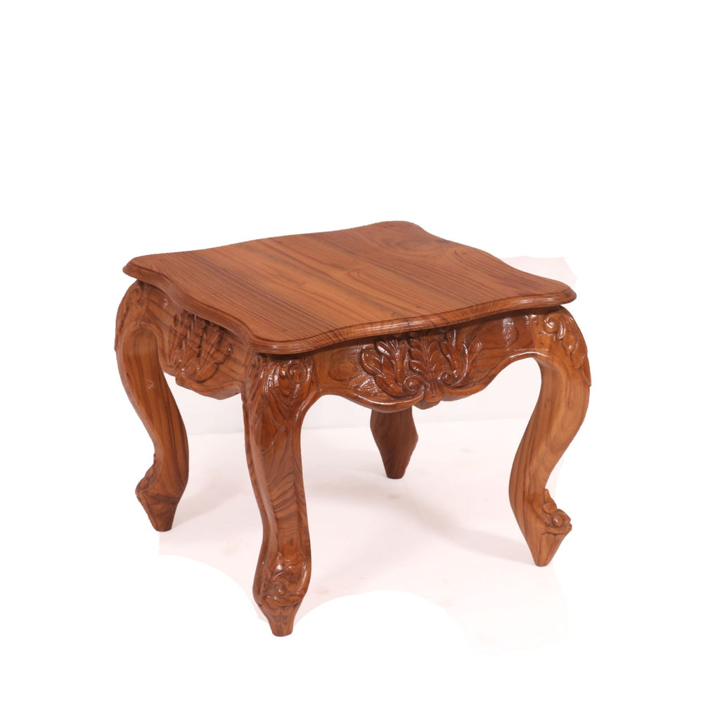 Lyra Carved Coffee Table — view 1