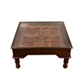 Wren Carved Square Coffee Table — view 1