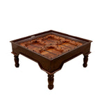 Wren Carved Square Coffee Table — view 4