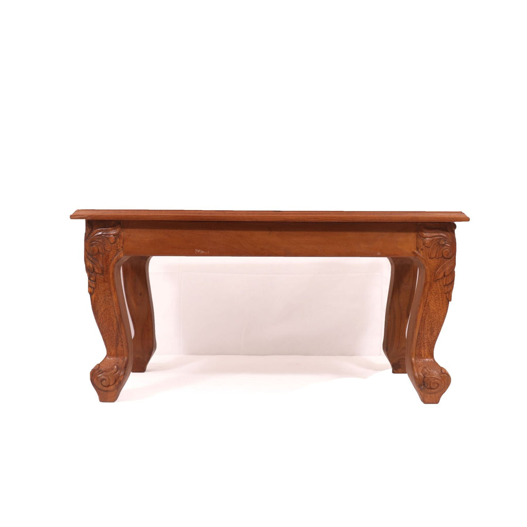 Silas Carved Leaf Coffee Table — view 3
