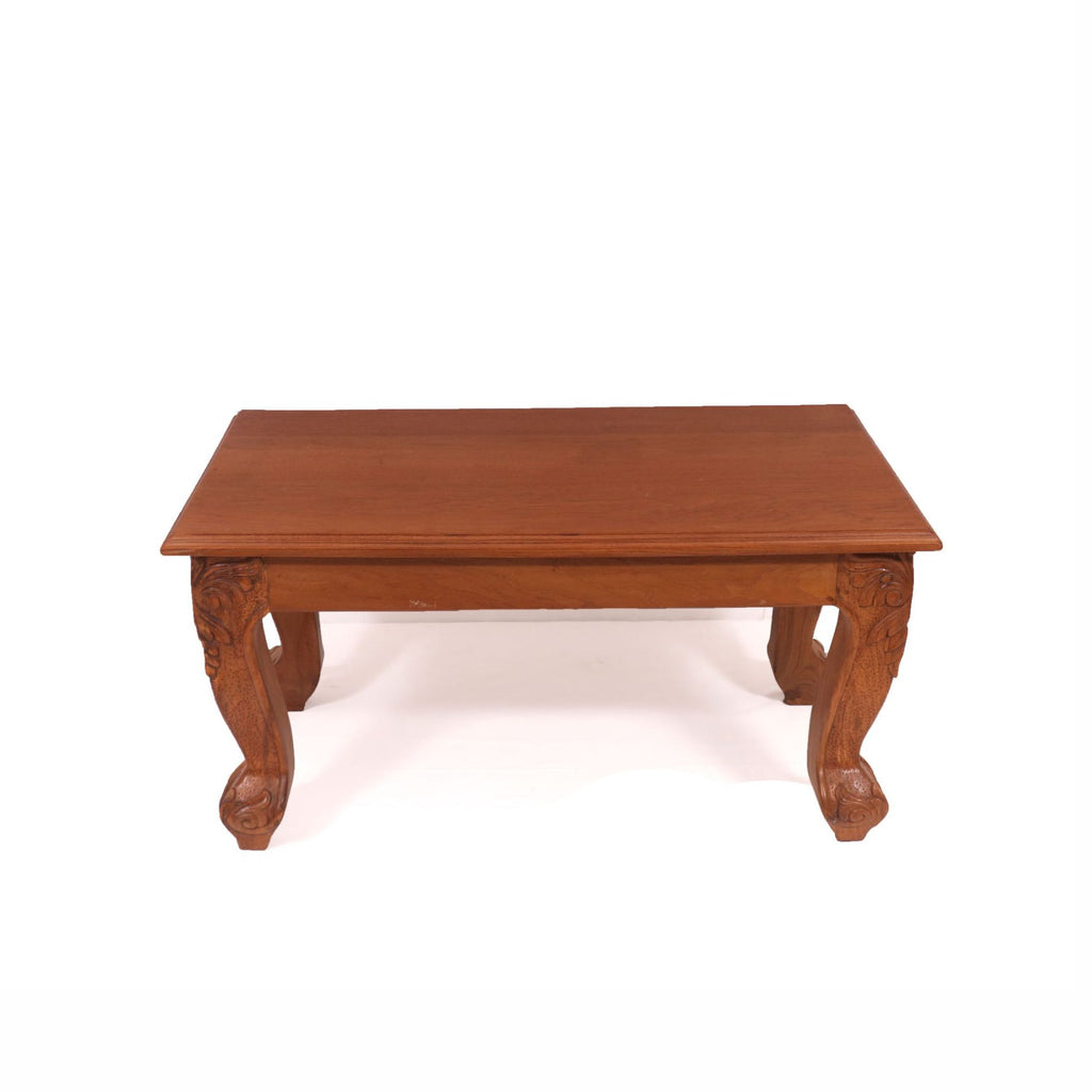Silas Carved Leaf Coffee Table — view 2