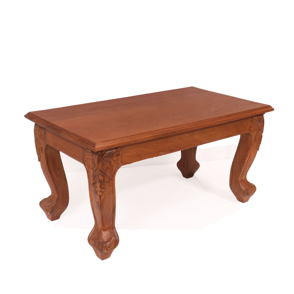 Silas Carved Leaf Coffee Table — view 1