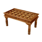 Sienna Carved Coffee Table — view 2