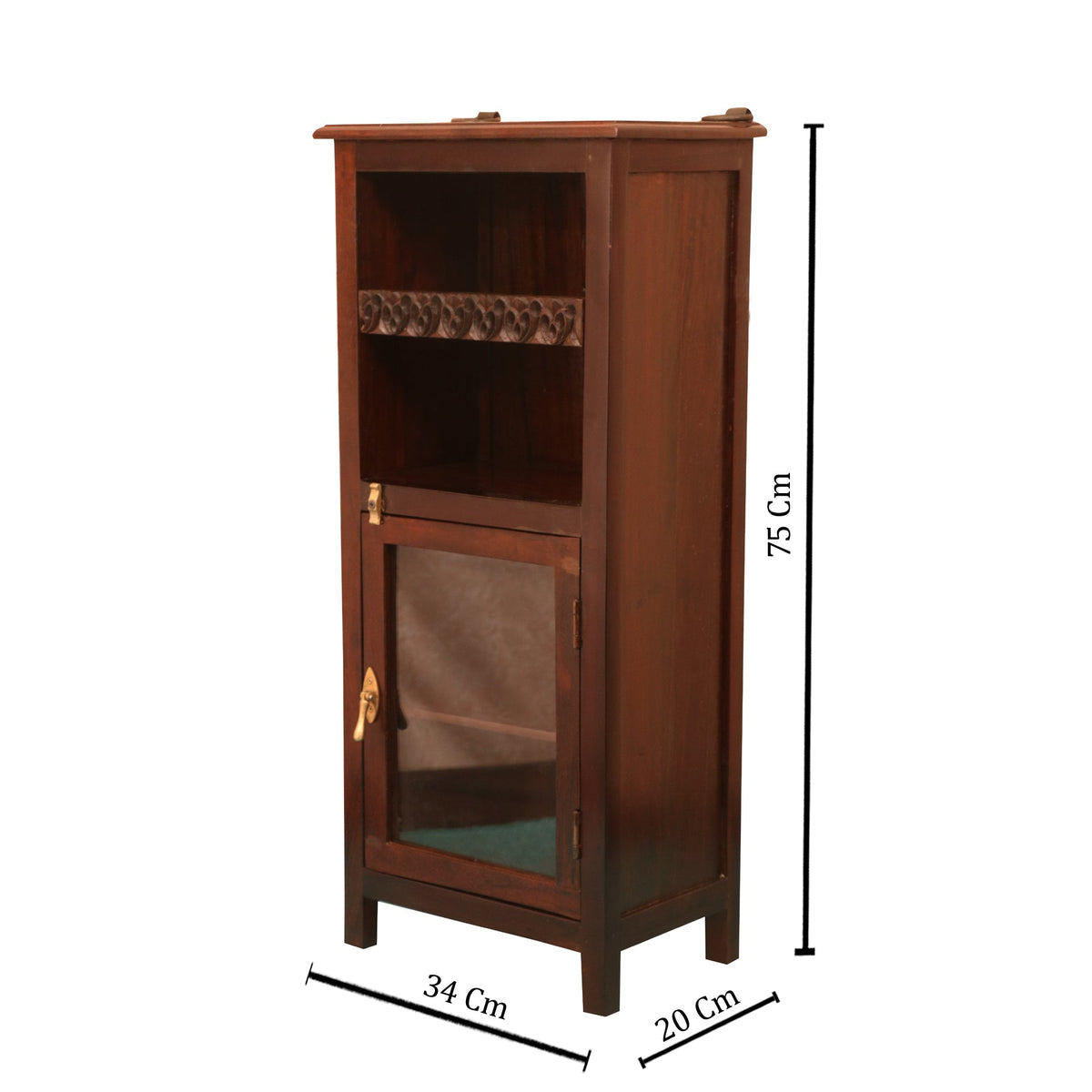 Alina Solid Wood Storage Cabinet — view 4
