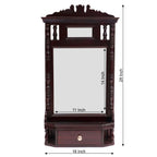 Clara Solid Wood Wall Mirror — view 4
