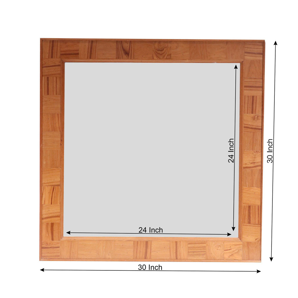 Camille Solid Wood Wall Mirror — view 5