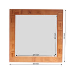 Camille Solid Wood Wall Mirror — view 5