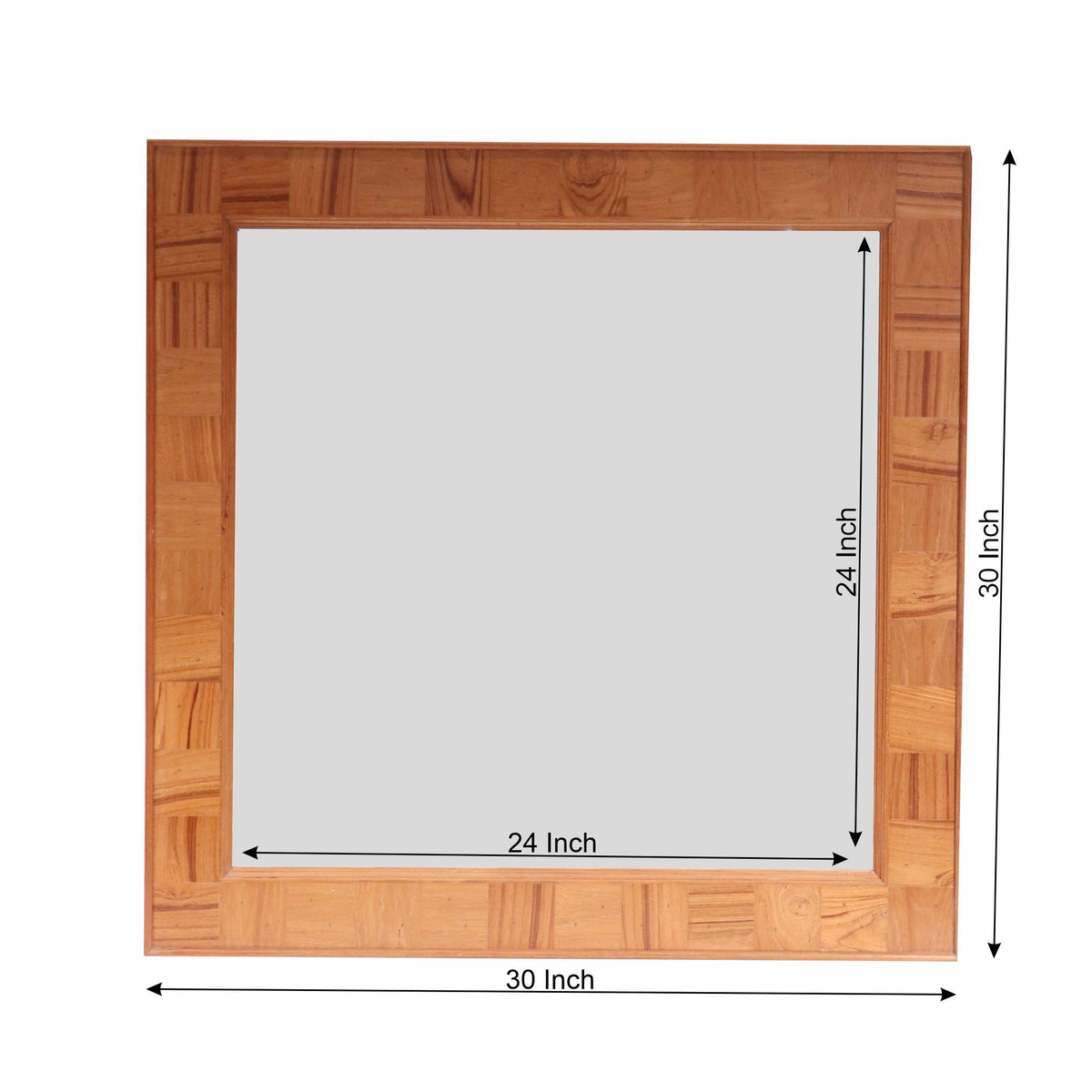 Camille Solid Wood Wall Mirror — view 5