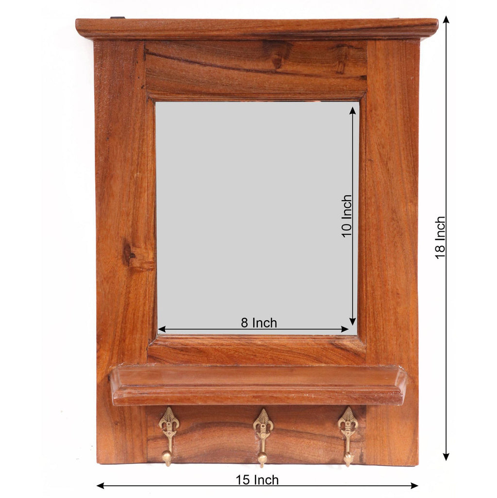 Camelia Solid Wood Wall Mirror — view 3