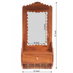 Capri Solid Wood Wall Mirror — view 4