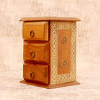 Eldon Solid Wood 3 Drawer Desk Chest - Natural - product image 4