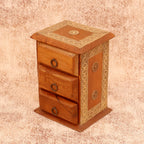 Eldon Solid Wood 3 Drawer Desk Chest - Natural - product image 3