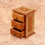 Eldon Solid Wood 3 Drawer Desk Chest - Natural - product image 1
