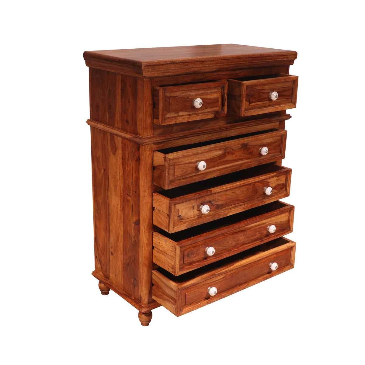 Estelle Solid Wood Drawer Chest — view 1