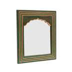 Matilda Green Gold Wall Mirror — view 2