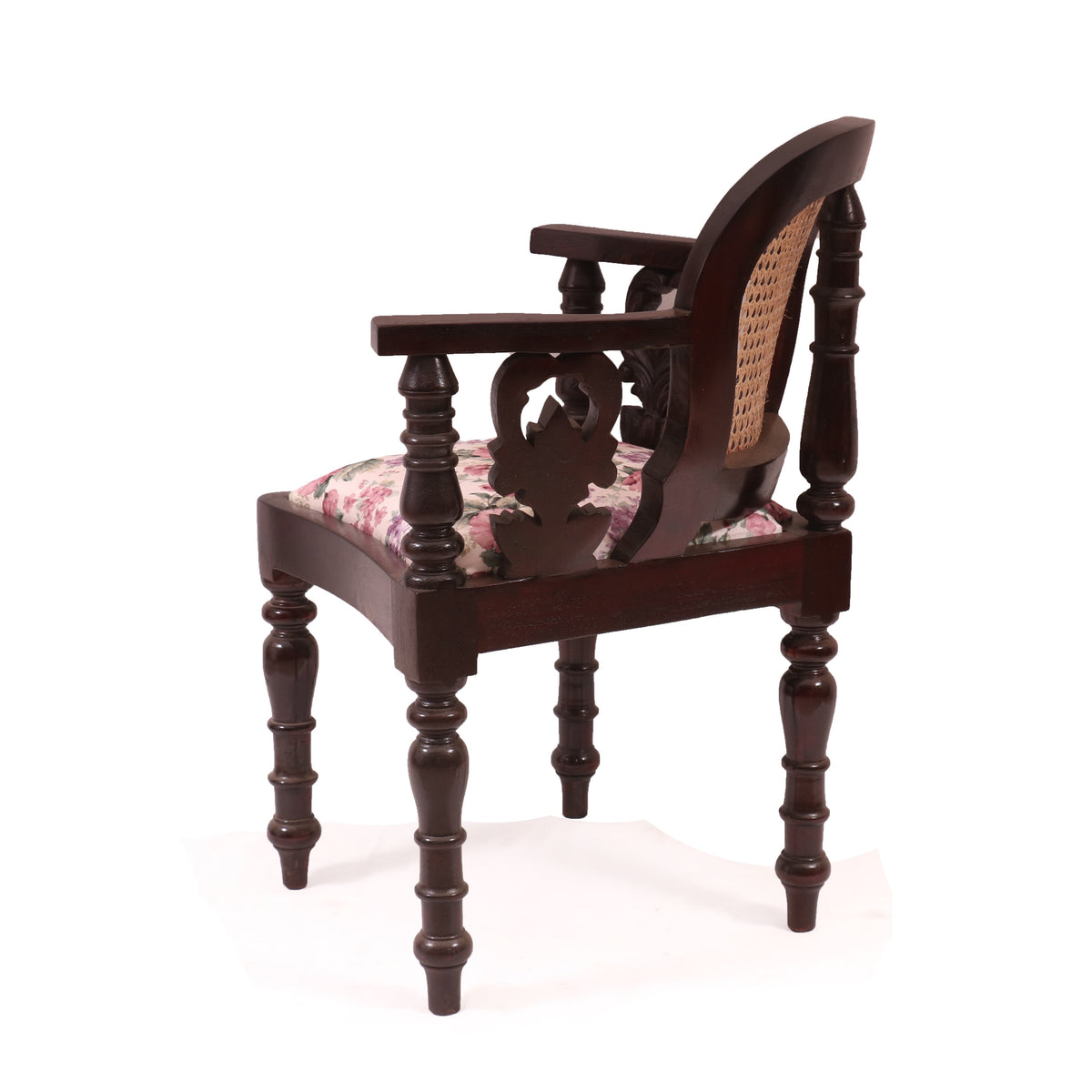 Mira Cane Colonial Armchair — view 3