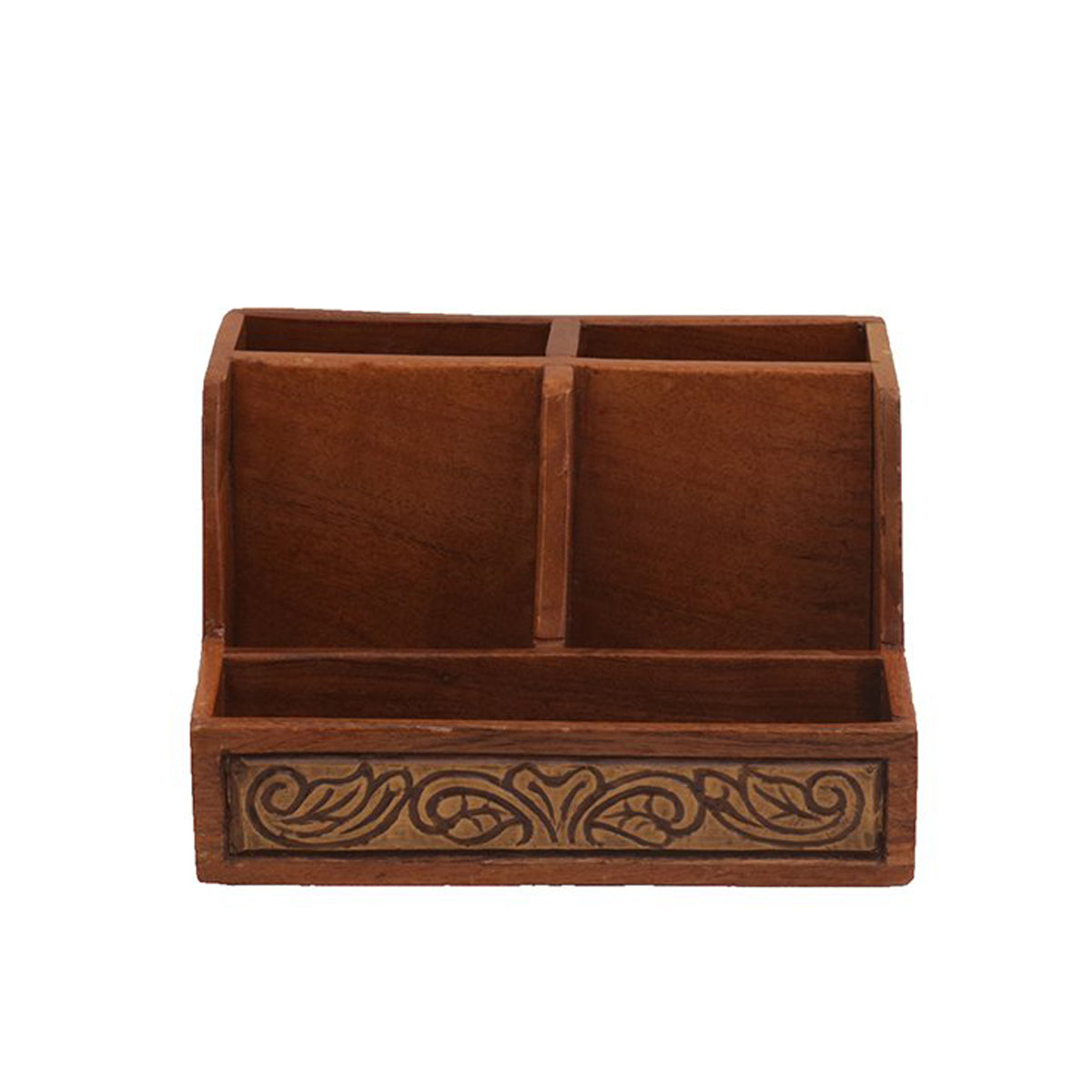 Cecil Solid Wood 5 Compartment Desk Organizer - product image 3