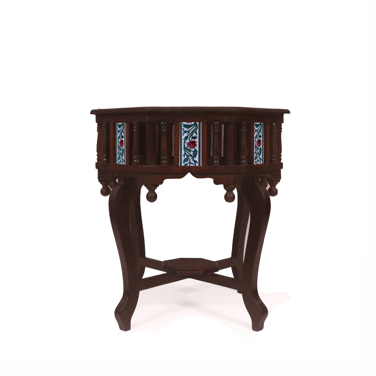 Vera Octagonal Colonial Side Table — view 2